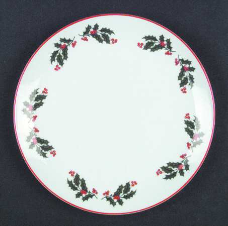 Christmas Holly (Red Trim) by Fine China of Japan