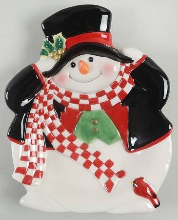 Holly Jolly Snowman by Fitz & Floyd