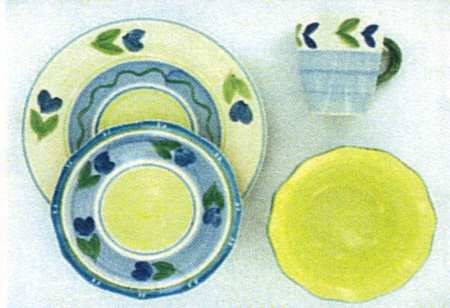 Country Floral Blue by Farberware