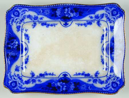 Argyle Flow Blue (Gold Trim) by Ford & Sons