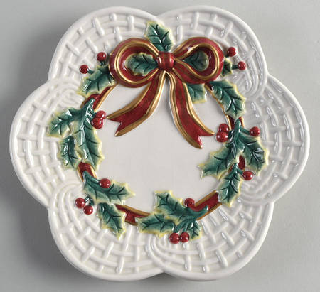 Holiday Wreath by Fitz & Floyd