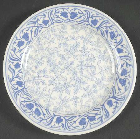 Herbier Blue by Faiencerie De Gien