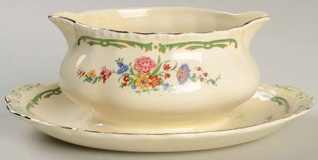Grindley The Elsa Gravy Boat with Attached Underplate