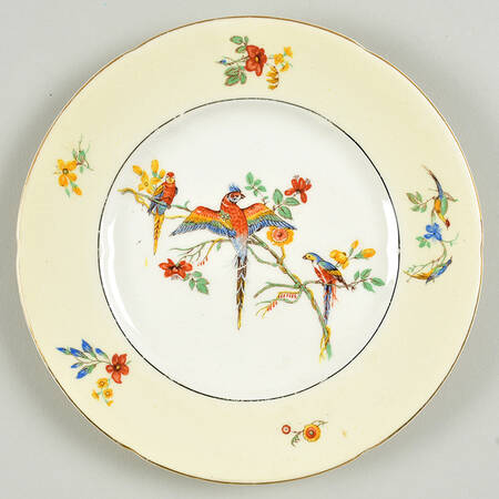 Grindley The Gay Macaw Bread & Butter Plate