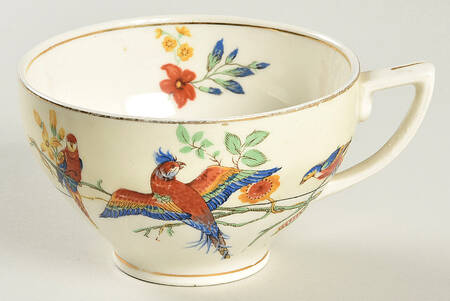 Grindley The Gay Macaw Flat Cup