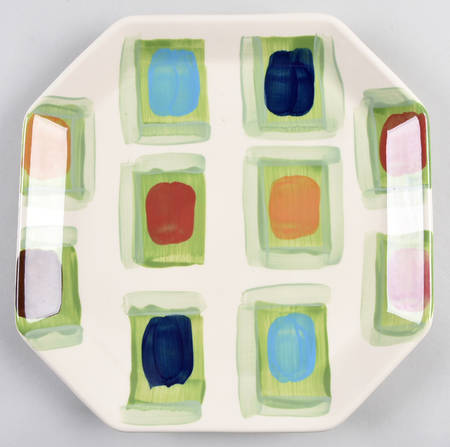 Gail Pittman Bossanova Square Dinner Plate
