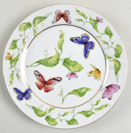 Godinger Butterfly Garden Luncheon Plate