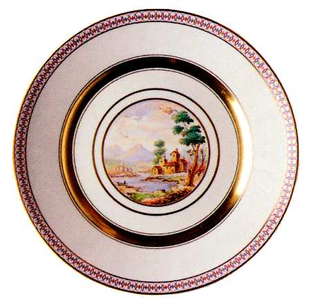 Bordura Colori Oro by Ginori 1735