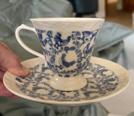 Blue Rooster by Grace's Teaware