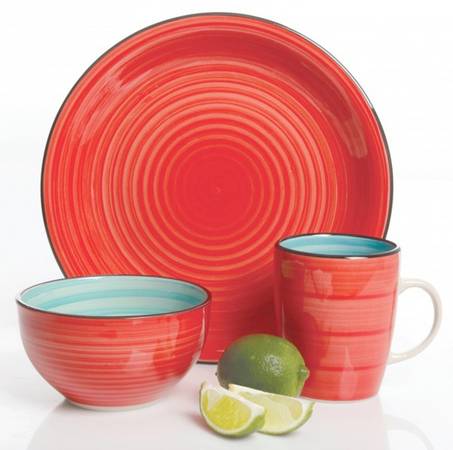 Color Fling Red and Turquoise by Gibson Designs