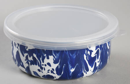 Cobalt Swirl Enamelware by Golden Rabbit Enamelware