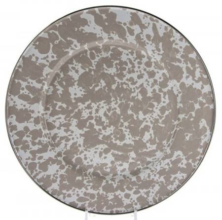 Taupe Swirl Enamelware by Golden Rabbit Enamelware