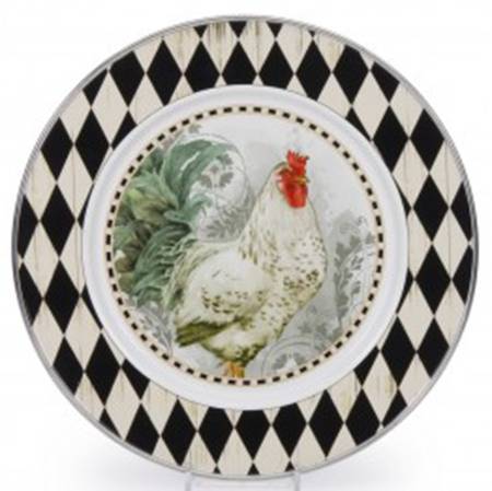 Rooster Royale Enamelware by Golden Rabbit Enamelware