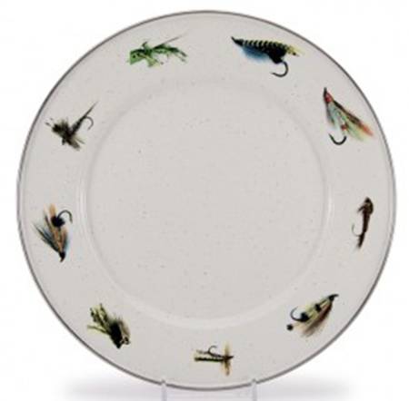 Fishing Fly Enamelware by Golden Rabbit Enamelware