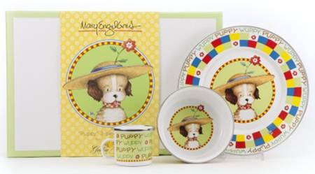 Puppy Enamelware by Golden Rabbit Enamelware