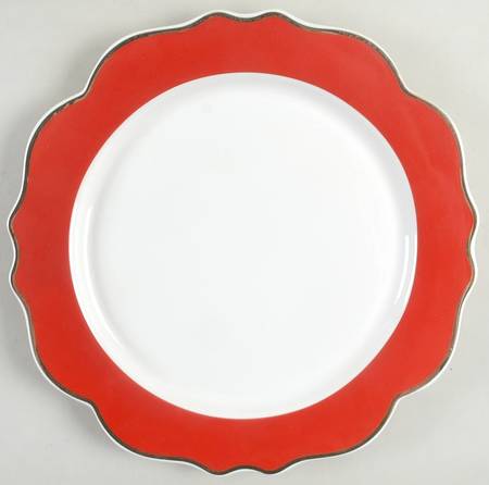 Red Band Scallop by Grace's Teaware