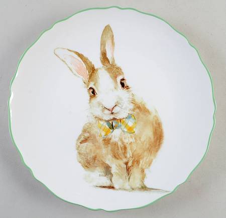 Polka Dot Bunny by Grace's Teaware