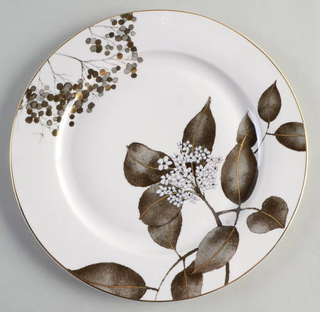 Metallic Black Leaves by Grace's Teaware