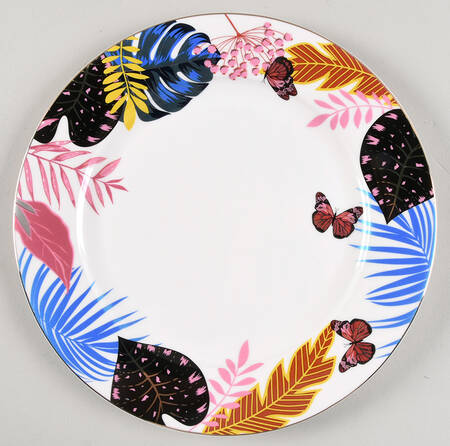 Pink Palm Butterfly by Grace's Teaware