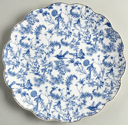 Blue White Bird by Grace's Teaware