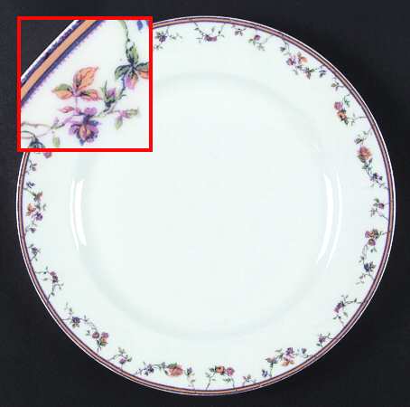 Bordeaux (Yellow & Lavender Edge) by Haviland
