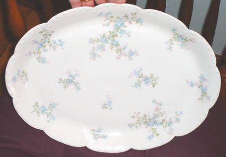 Haviland Schleiger 29cz 13" Oval Serving Platter