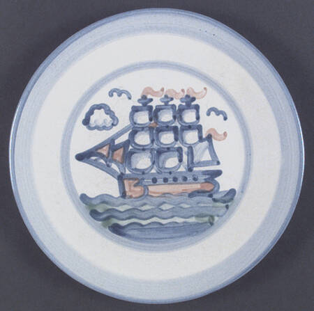 Ship & Whale by M A Hadley