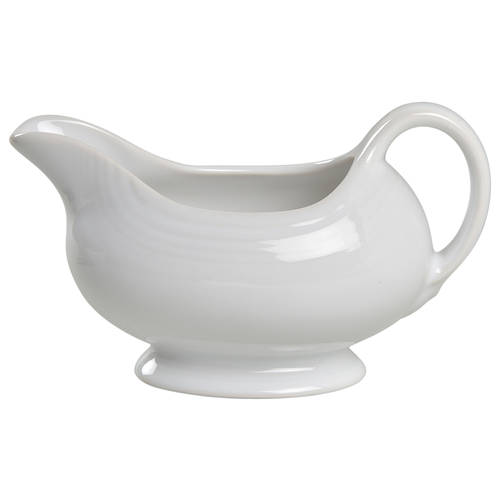 Homer Laughlin Fiesta White (Intro 1986) Open Sauce Boat