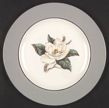 Gray Dawn (White Flower) by Homer Laughlin 