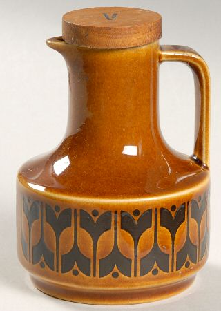 Hornsea Heirloom Brown Vinegar with "V" Cork Stopper