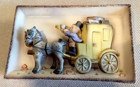 The Mail Is Here, Plaque by M.I. Hummel