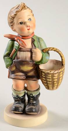 Hummel Village Boy with Box