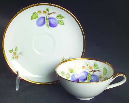 Hutschenreuther Fruit Flat Cup & Saucer Set