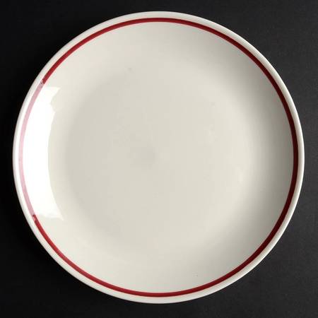 Rolled Edge (Burgundy) by Homer Laughlin 