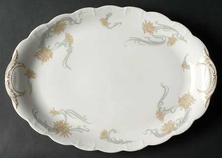 Haviland Schleiger 492A 13" Oval Serving Platter