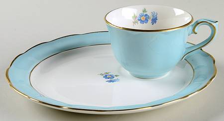 Blue Belle No 2 Coffee Set (Scallop) by Hall
