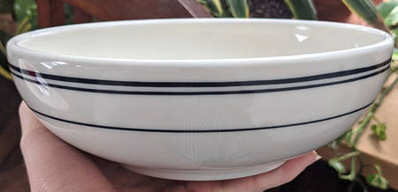 Banded Black by Homer Laughlin 