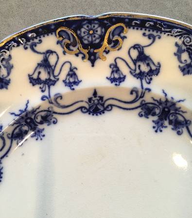 Blenheim Flow Blue (Gold Accent) by Sampson Hancock & Sons