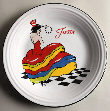 Fiesta Dancing Lady by Homer Laughlin 