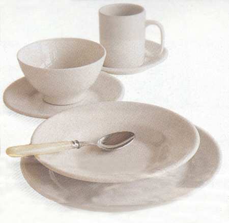 Tivoli Bianco (White) by Satrunia Porcelain