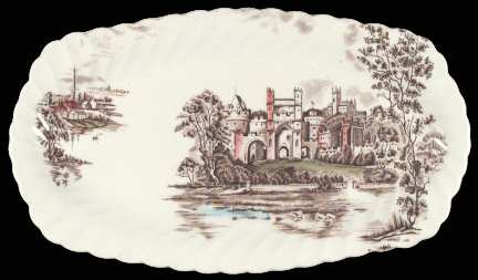 Ancient Towers Brown Multicolor by Johnson Brothers
