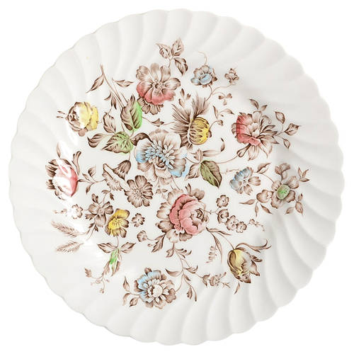 Staffordshire Bouquet Brown Multicolor by Johnson Brothers