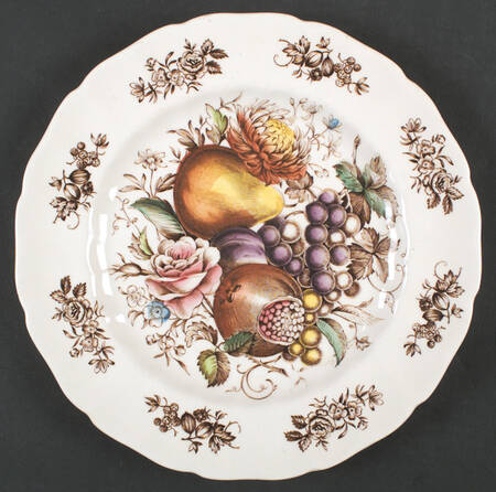Windsor Fruit (Old Chelsea, Swirl Border) by Johnson Brothers