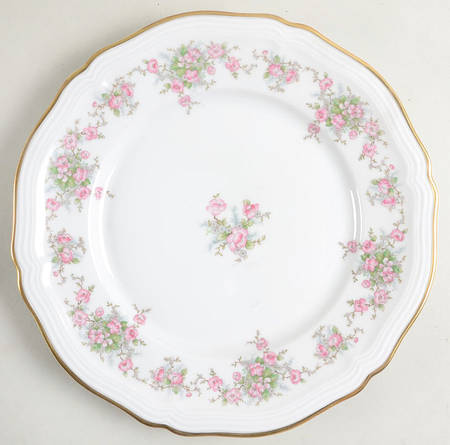 Wild Rose (1-8" Gold Trim) by Johann Haviland