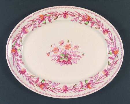 Old English Clover Pink Multicolor by Johnson Brothers