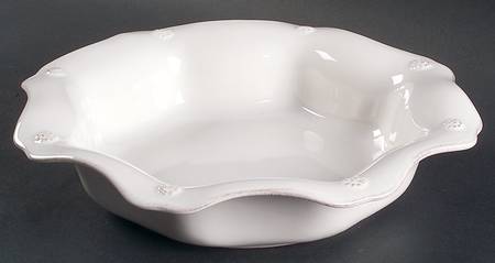 Juliska Ceramics Berry and Thread Whitewash 9" Soup/Pasta Bowl