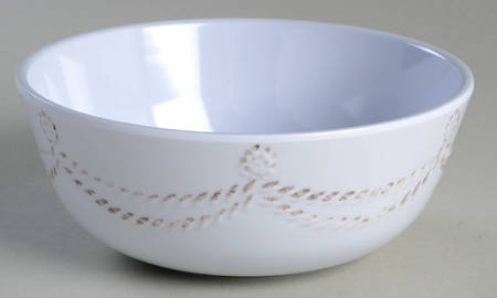 Juliska Ceramics Berry and Thread Whitewash 6" Melamine All Purpose Bowl