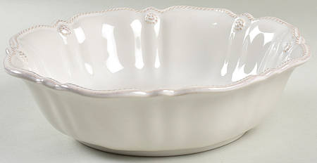 Juliska Ceramics Berry and Thread Whitewash 10" Round Serving Bowl