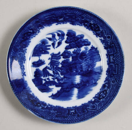 Ye Olde Willow (Flow Blue) by James Kent (England)