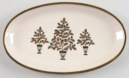 Lenox Eternal Christmas Large Oval Tray